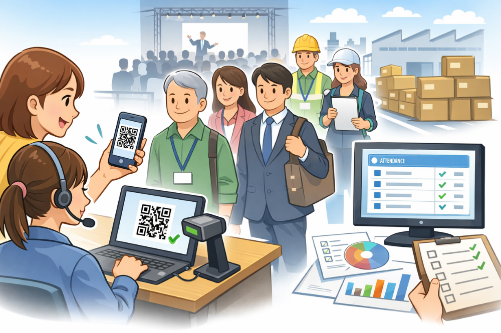 QRコード受付の基本イメージ